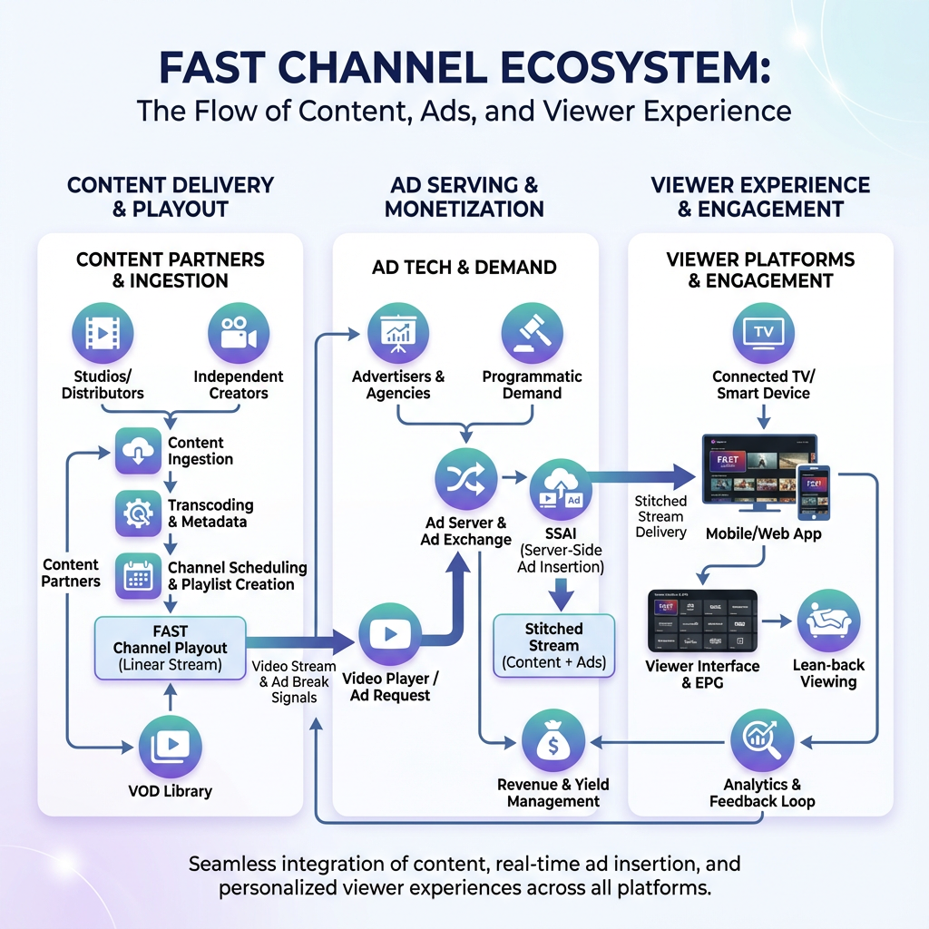 FAST Channels Streaming: Complete Guide for Publishers in 2024